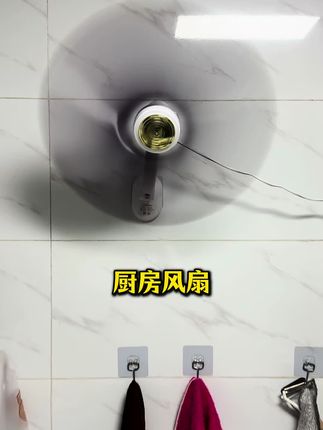 #超实用 #厨房好物  #实用分享 #厨房风扇 #风扇