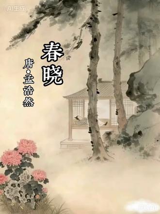 严冬已去,春雨已至
春晓
唐•孟浩然
春眠不觉晓,处处闻啼鸟。
夜来风雨声,花落知多少。
#古风 #国画#诗词 #国风 #治愈