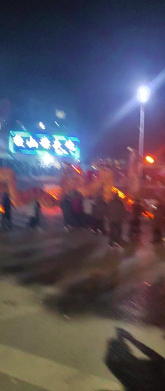 2026年正月十五观看舞龙和打铁花