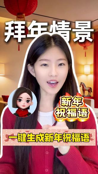 一键生成新年祝福语#豆包 #语音通话 #场景 #春节活动 #HZjr