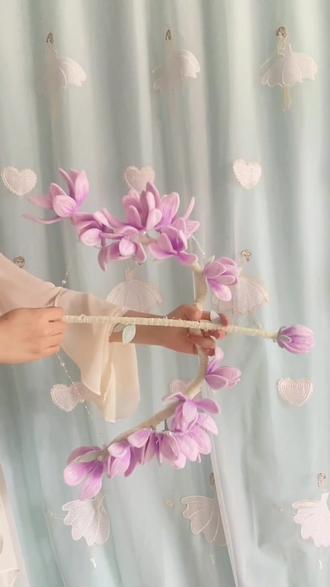 玉兰花弓箭教程来啦(一)玉兰花,快艾特你的闺蜜来做吧 #扭扭棒 #扭扭棒手工 #扭扭棒教程 #扭扭棒的100种玩法 #超简单手工教程
