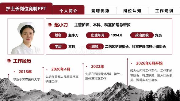 原来高手都喜欢在PPT里加导航栏!
#PPT技巧#护士长竞聘 #护理PPT #护理个案 #护理查房