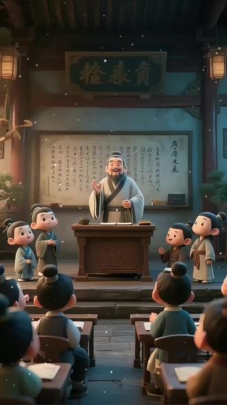 成语故事第14集:《废寝忘食》—— 孔子专注研究学问,忘记吃饭睡觉的事迹 #求知若渴 #传统文化 #国学文化 #励志成语#抖音热点宝育儿 (励志勤学类)