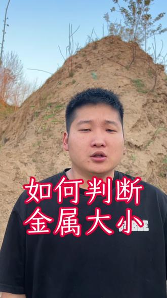 如何通过信号判断金属大小#探宝寻宝#户外探宝#金属探测器