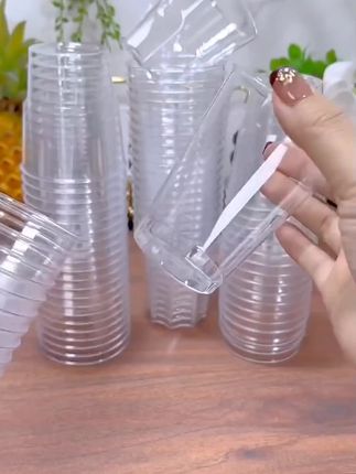 一次性航空杯 居家实用好物推荐!航空杯干净又卫生,一次性使用超省心,加厚加硬耐高温,可反复用,健康环保超给力。#一次性航空杯