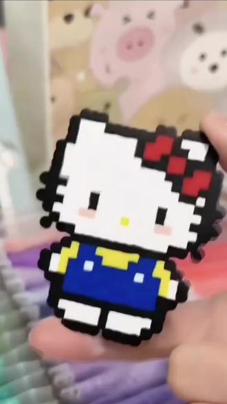 男孩女孩都适合:中性设计拼豆,共享创作快乐 #通用玩具