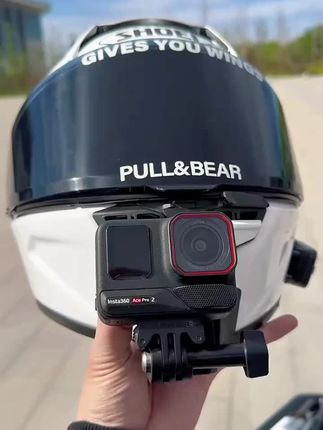 米丢Gopro运动相机配件摩托车头盔下巴支架大疆Action4手机骑行 #运动相机配件  #头盔支架  #骑行装备  #摄影配件