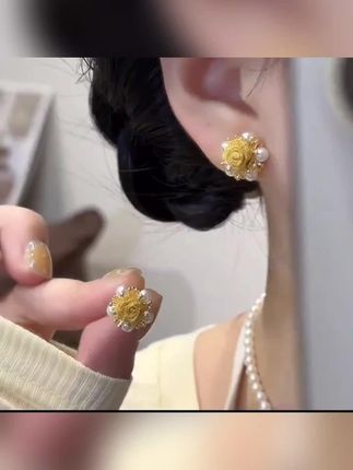 #耳饰耳钉气质百搭 #时尚饰品 #女人喜欢的饰品 #耳饰搭配