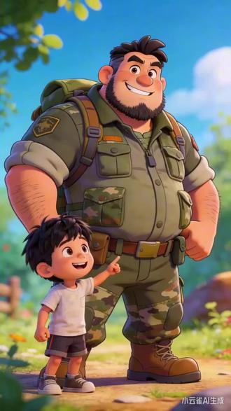 新爸爸把鹿毙了#鬼畜#丹尼尔#Ai