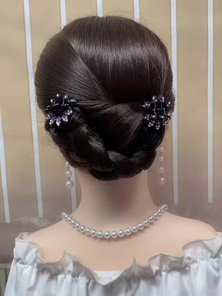 #编发最美编发 #时尚编发教程 #日常编发技巧 #简单的盘发教程视频 #简单好看发型