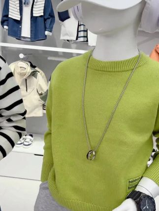 【balaOne】巴拉巴拉童装儿童毛衫女童2025冬毛衣打底衫男针织