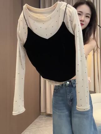 #早秋新款#时尚两件套#韩系穿搭#温柔风#不挑年龄不挑身材