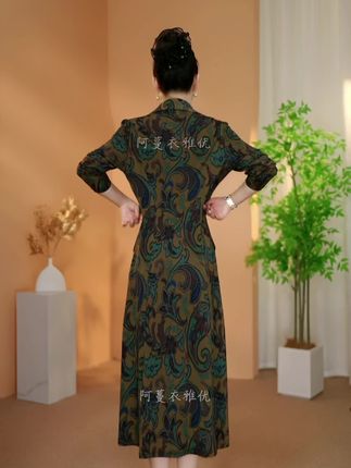 新款弹力缎长袖翻领显瘦显高连衣裙、好看不贵、太漂亮了 #优雅连衣裙 #优雅高贵 #时尚气质连衣裙 #显瘦穿搭 38