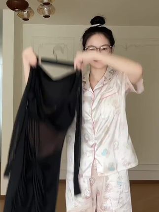 歌剧魅影 性感网纱纯欲假镂空加内衬腰间褶皱遮肉显瘦连衣裙G141 #ootd穿搭 #高级感穿搭 #大码女装 #连衣裙 #辣妹穿搭