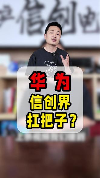 大胆预测!#华为 即将扛鼎信创圈!#信创电脑 #国产电脑 #国产化替代 #国产系统