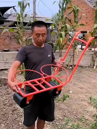 大棚蔬菜瓜果移动采摘车黄瓜西红柿运输手推拉懒汉人车采摘工具车#三农 #家庭种植 #我的乡村生活 #大棚釆摘车#大棚蔬菜采摘车