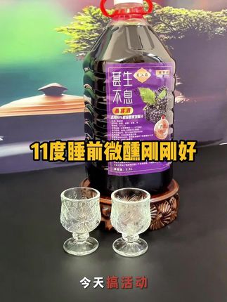 11度睡前微醺刚刚好#桑葚#鲜果酿造#桑葚酒#果酒#喝酒