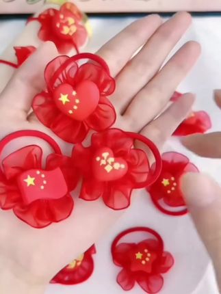 儿童国风发绳#头饰发饰 #儿童发饰 #发饰 #发绳#发圈头绳