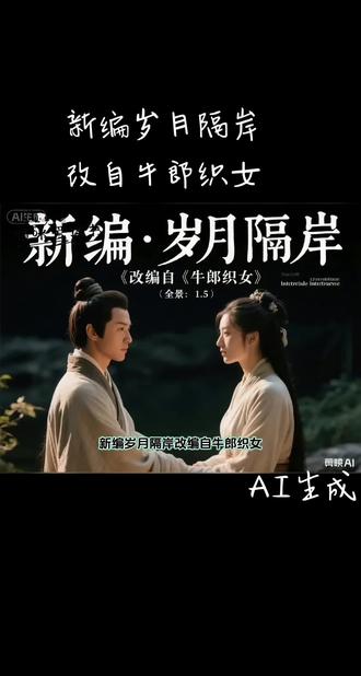 新编岁月隔岸改自牛郎织女#读书#故事#牛郎织女#人生感悟#治愈系