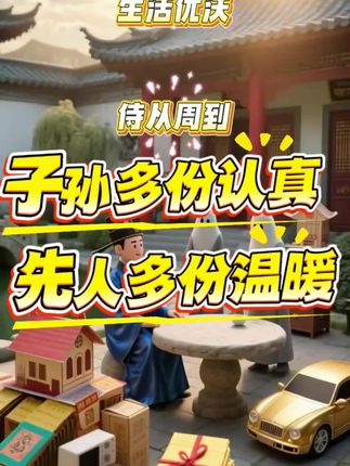 烧纸的正确方式-子孙多份认真,先人多份温暖.#民间故事 #传统文化 #民间习俗 #国学文化 #原创视频