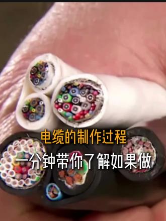 一分钟带你了解电缆的制作过程 #电缆制作过程 #电缆 #电线 #科普 @抖音小助手 @我要上热门
