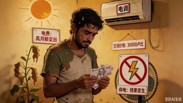 印度吹空调有多难 印度高温一浪接着一浪,印度人民生活在恒河水深太阳火热之中,想吹空调更是难上加难