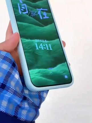 奶蓝色ins适用OPPOreno14手机壳13/12不包findx7镜头pro液态硅胶8