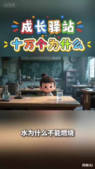 小朋友们知道为什么水不能燃烧吗#知识分享 #知识分享 #每天跟我涨知识 #有趣的知识又增长了 #每天持续分享科普知识