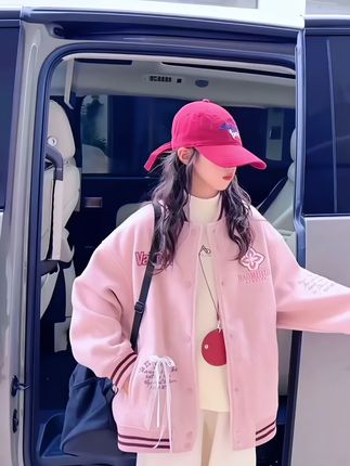 #女童冬装外套#女童夹棉外套 #女童加厚棒球服外套 #高品质童装