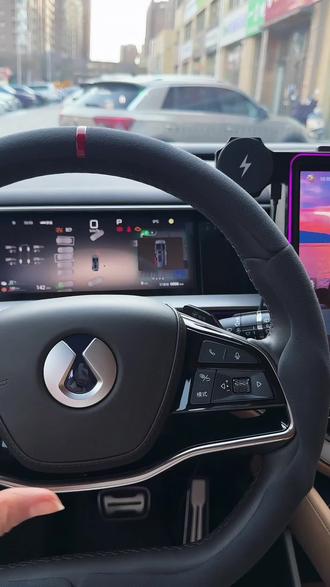 火焰壁纸设置教程#腾势d9 #动态壁纸