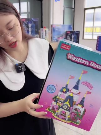 整套六盒!女孩公主梦城堡积木玩具,送礼超棒! #六盒积木组合 #儿童积木玩具 #拼装玩具礼物 #女孩积木套装 #公主梦城堡