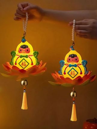 #中秋节少不了的兔子灯笼#