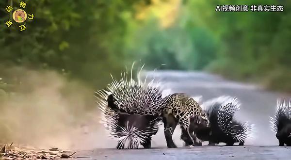 好奇害死豹!花豹作死挑衅豪猪,脸被扎成仙人球,最终命丧湖边! #神奇动物在抖音 #动物战力大比拼 #奇妙的动物纪录片解说 #神奇动物 #生物大灭绝事件 好奇害死豹!花豹作死挑衅豪猪,脸被扎成仙人球,最终命丧湖边!