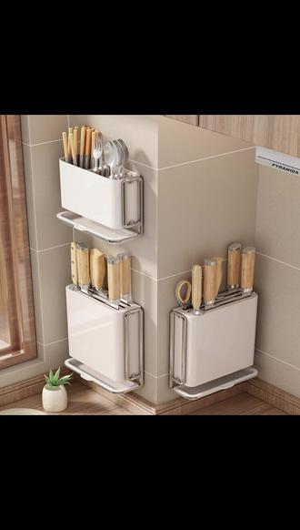 优勤刀架置物架厨房多功能菜刀架免打孔壁挂式筷子筒刀架一体收纳#刀架置物架 #刀架置物架壁挂式 #刀架置物架推荐 #筷子筒刀架一体收纳盒 #筷子筒刀架置物架