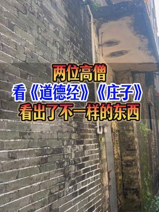 两位高僧看《道德经》《庄子》,看出了不一样的东西 两位高僧看《道德经》《庄子》,看出了不一样的东西