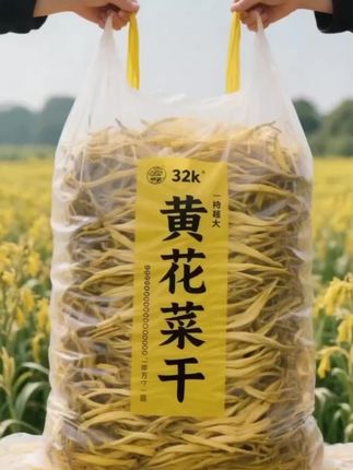 农家黄花菜干货它来啦 来自农家的黄花菜干货,是大自然的珍贵馈赠!清晨带露采摘,经传统日晒精心晾晒。无添加、原生态,保留天然营养。无论是煲汤提鲜,还是凉拌入味,它都能展现独特风味,口感柔韧,清香悠长,为您的餐桌增添质朴又美味的农家风情~#黄花菜#优质农产品#营养丰富#好吃又营养#超便宜超划算
