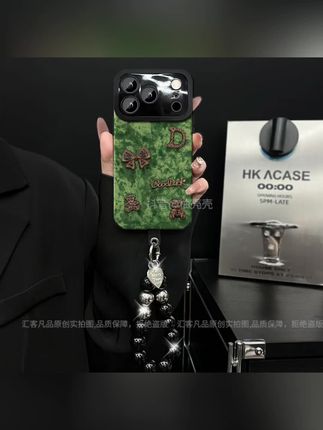 适用【苹果/oppo/华为/vivo/小米】#轻奢瞳眼金属#小熊蝴蝶防摔手机壳