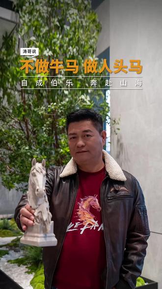 不做牛马 做人头马 马年,涛哥祝愿大家在自己的赛道里,跑出自己的节奏,马到功成! #马年 #马到功成 #不做牛马 #价值观 #企业家精神