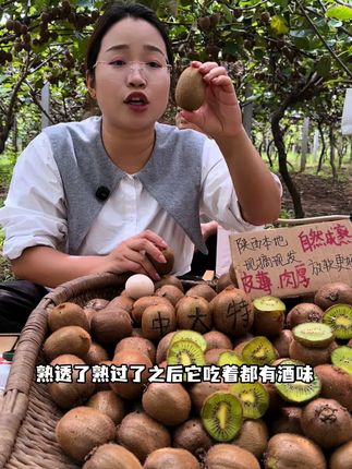 陕西眉县徐香猕猴桃,现摘现发,香甜爆汁,Vc爆棚,老人小孩都爱吃#我的农村生活#优质农产品 #猕猴桃