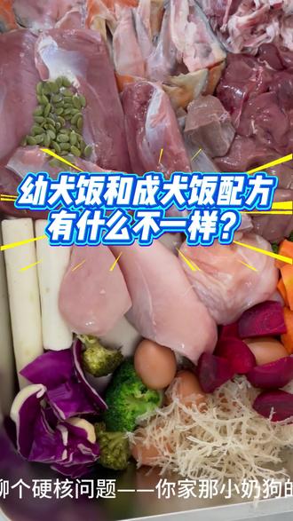幼犬饭 vs 成犬饭,到底差在哪?🐶 幼犬需要更多营养长身体🍗,成犬注重均衡维持健康🥦。颗粒大小不同,幼犬粮更易咀嚼🔍。热量也有差别,别喂错啦⚡!
#宠物 #狗狗 #幼犬 #成犬 #养宠知识