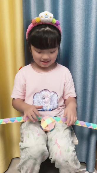 #百变魔尺 48段魔尺拼空心八面体