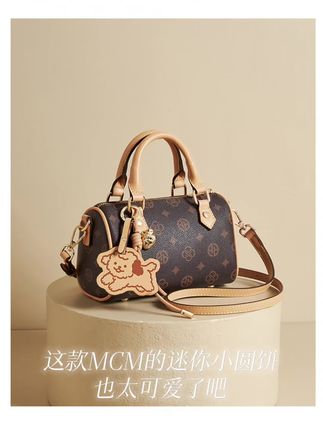 奥康波士顿包2025新款女包大容量手提包老花枕头包高级单肩斜挎包##