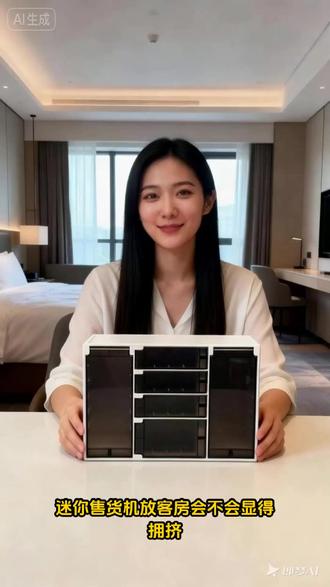 迷你售货机客房 迷你售货机放客房会不会显得拥挤#酒店售货机 #小型售货机 #自动售卖机 #自动贩卖机 #弥潮智能售货机