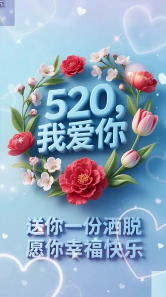 我亲爱的孩子520 第一条祝福送给你们,愿你们健康幸福!