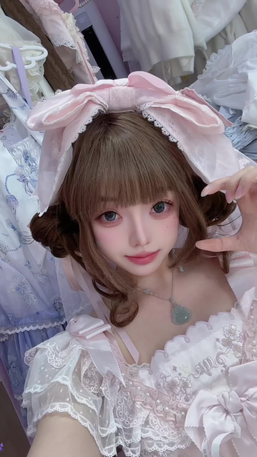 好喜欢这个头纱👰 #樱花树下的告白