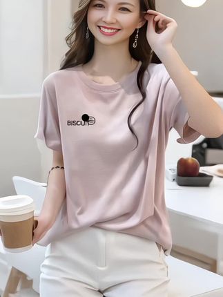 #夏季穿搭 #休闲百搭 #时尚洋气 #休闲减龄#T恤@DOU+小助手