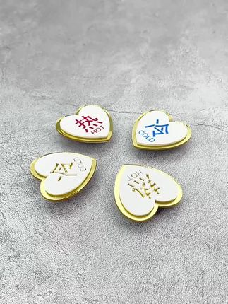 亚克力冷热水标识牌标识贴家用创意高档酒店宾馆水龙头开关标签提示牌浴室防水标牌冷热贴热水器卫生间贴指示#标识标牌 #标牌 #标识 #提示牌#巨量千川