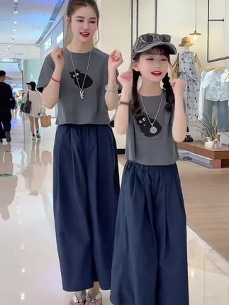 #夏季穿搭 #甜美穿搭#女童套装