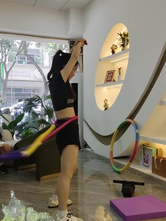 【弹簧呼啦圈】收腹弹簧圈软体健身锻炼减重练习女折叠呼啦圈#呼啦圈 #弹簧呼啦圈 #居家锻炼 #健身 #好物推荐