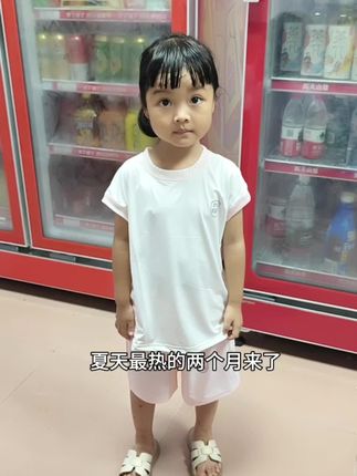 夏天孩子特别怕热,就给她穿这种冰丝速干小套装,凉丝丝滑溜溜的,就像行走的小空调一样,舒服又凉快#夏季穿搭#儿童速干运动套装#轻薄透气#超便宜超划算#萌娃穿搭